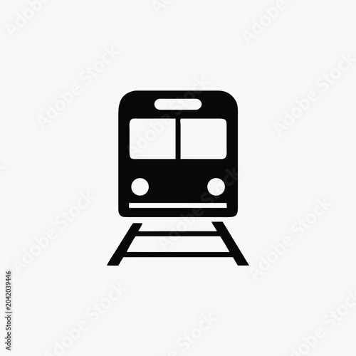 transportation vehicle icon train template