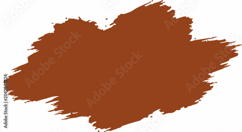 Tableau sur toile Burnt umber_blot_with_rough_dry_edges