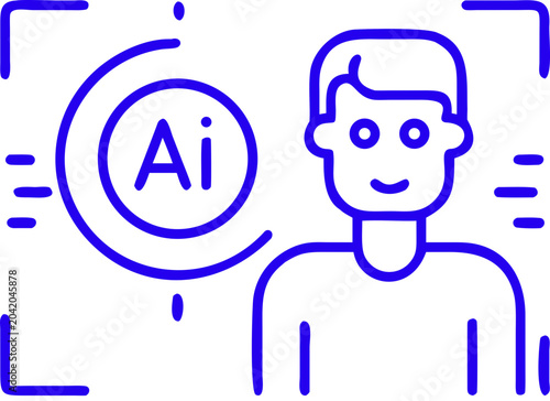 physical ai svg icon