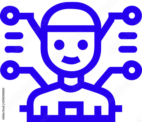 physical ai svg icon