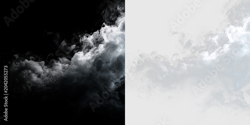 Photos Cloud formation on a clear day with a soft gray sky observed from an outdoor set