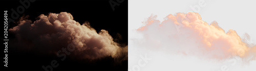 Soft cloud floats in bright sky during daylight with colorful hues and fluffy texture in a clear setting, PNG with a light overlay