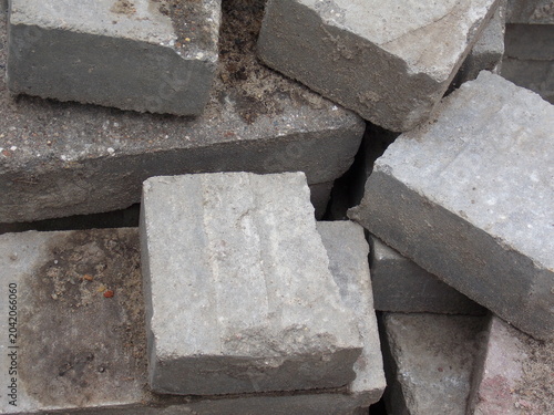 Weathered Cobblestone Paving Street Texture