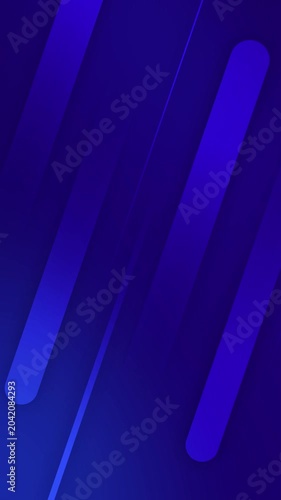 Vertical blue technology background with animated glowing lines and futuristic digital motion loop