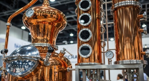 Bright Copper Distillery Production Equipment Detail