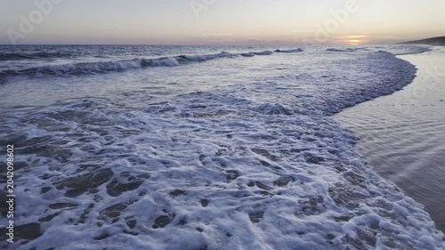  (Paneo) Playa de Matalascañas al atardecer, Huelva, Andalucía. Mayo 2026.