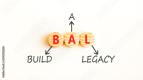 Fotografía BAL build a legacy symbol
