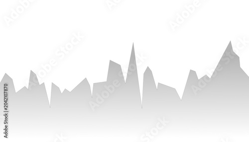 Canvastavla features a minimalist abstract line graph with sharp, jagged peaks against a white background