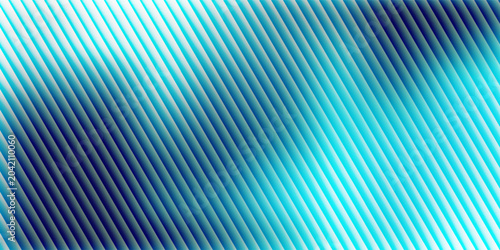Fotografie Minimal black and teal ripple glass effect background with vertical lines gradie
