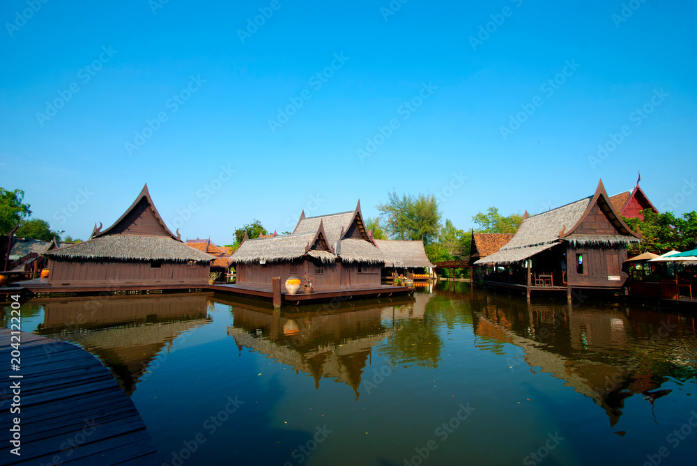 Fototapeta premium Ancient Siam the architectural attractions, Bangkok, Thailand.