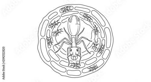 Fotografija Scorpion zodiac symbol design element.
