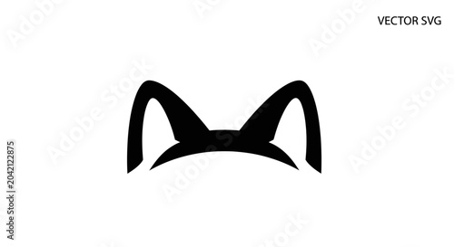 Photos Black Cat Ears Headband Accessory 1.