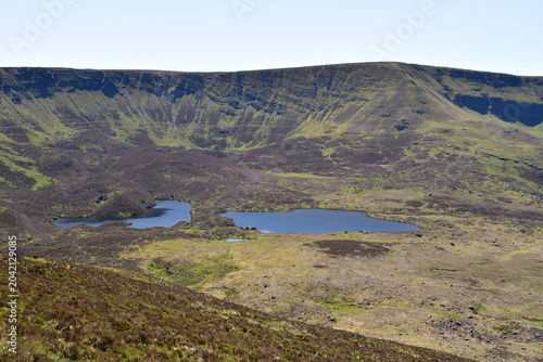 Lakes in Nire Valley, Comeragh Mountains, County Waterford, Ireland 