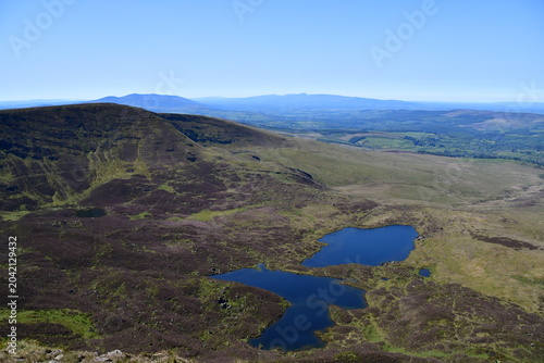 Lakes in Nire Valley, Comeragh Mountains, County Waterford, Ireland 