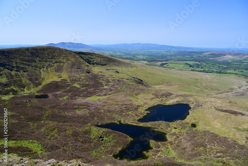 Lakes in Nire Valley, Comeragh Mountains, County Waterford, Ireland 