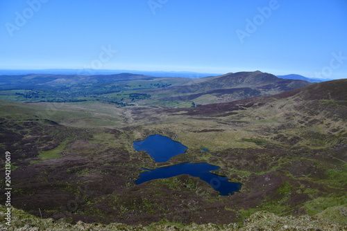 Lakes in Nire Valley, Comeragh Mountains, County Waterford, Ireland 