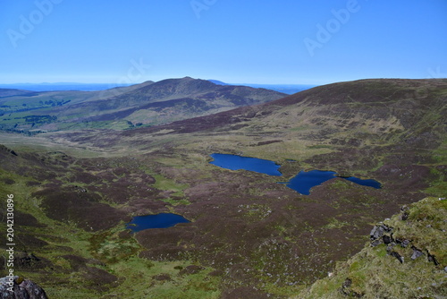 Lakes in Nire Valley, Comeragh Mountains, County Waterford, Ireland 