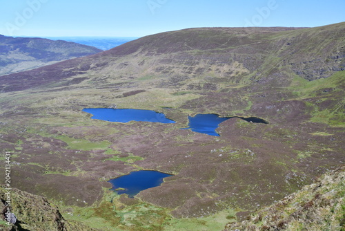 Lakes in Nire Valley, Comeragh Mountains, County Waterford, Ireland 