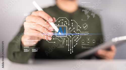 Tableau sur toile Business requires responsible ai ethic governance maintaining compliance during