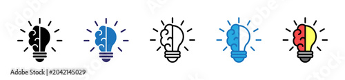 Fotografi Knowledge Icon In Multiple Styles And Colors