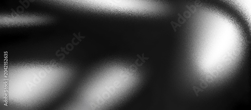 фотографія Black grainy gradient background, dark white gray monochrome abstract noise text