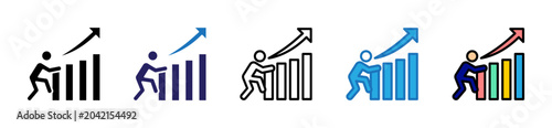 Development Icon In Multiple Styles And Colors