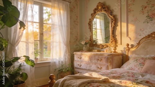 Cottage Glam Bedroom