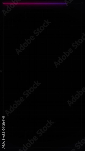 Neon pink and blue light bars on black grid, futuristic abstract , minimal tech backdrop for music, gaming, party promotion