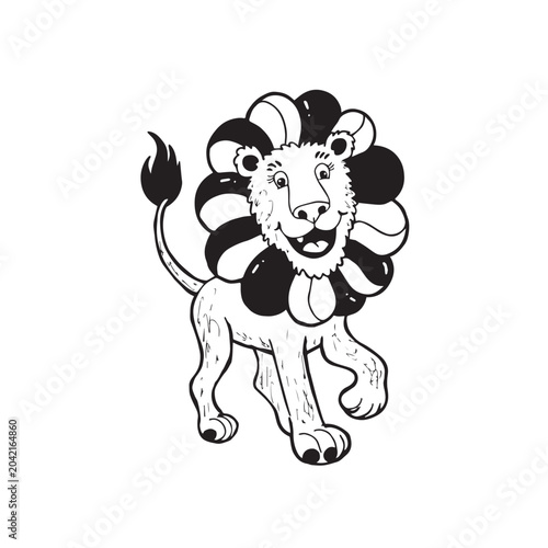 Lion Character Illustration