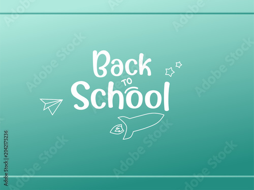 Back to School template background
