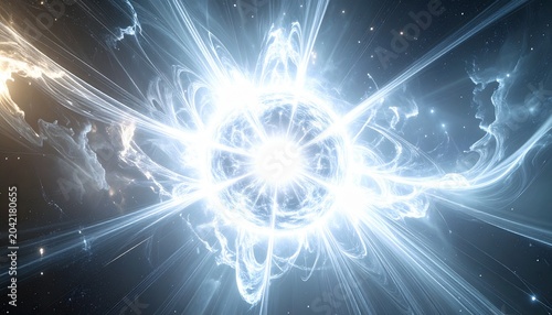 Cosmic Radiance - A Stunning Display of Energy and Light.