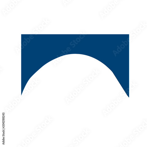 Geometric Website border and separator headers. Vector ilustration