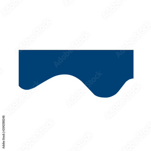 Geometric Website border and separator headers. Vector ilustration
