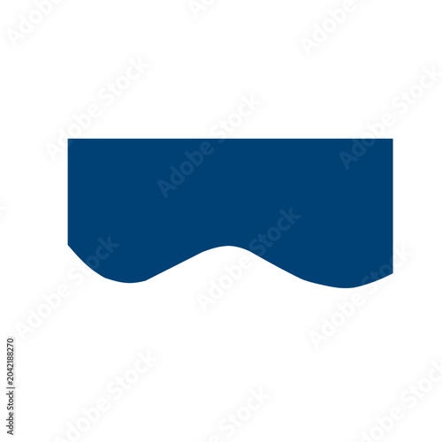 Geometric Website border and separator headers. Vector ilustration