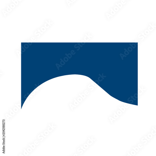 Geometric Website border and separator headers. Vector ilustration