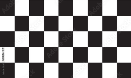 Black and white checkered pattern, Checkerboard seamless pattern