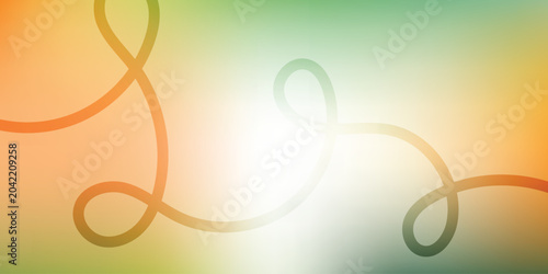 Indian Independence Day Abstract Tricolor Ribbon Background with Soft Gradient and Copy Space