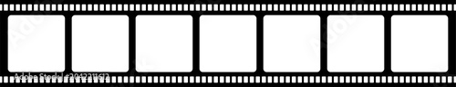 Photo reel, negative roll,  Filmstrip frame roll illustration Transparent background