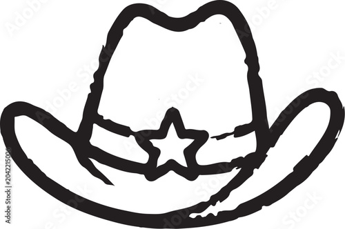 Foto Cowboy Hat Illustration