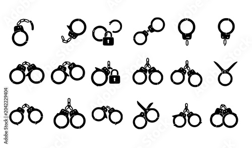 Tableau sur toile Male Female and Nonbinary Gender Identity Symbol Icon Set for Sociological Studi