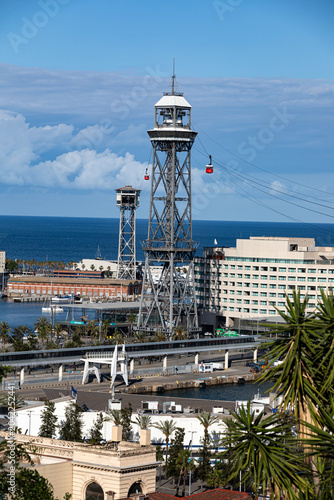 Slika na platnu Barcelona Montjuic cable car