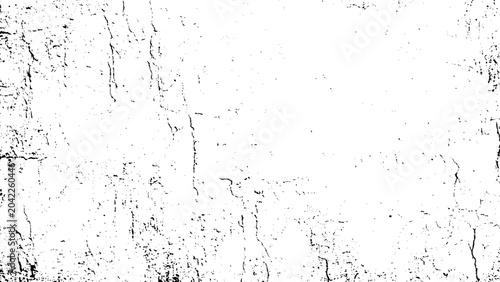 Bild auf Leinwand Grunge textured background with cracks and scratches  white and gray tones