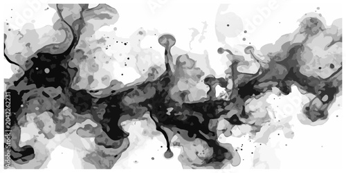Foto A dynamic motion design features a splash of milk and liquid water colliding in