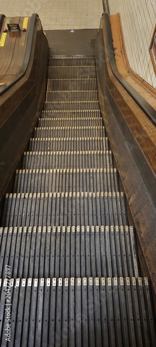Holzrolltreppe in Antwerpen