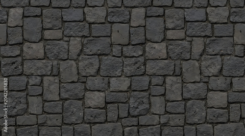 Background texture of dark charcoal stone wall with modern industrial masonry pattern for architectural wallpaper and professional urban backdrop design 4k high resolution surface
