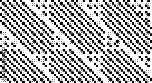 Fotografie Monochrome diagonal pixel glitch pattern