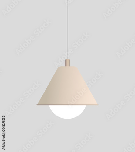 Pendant ceiling light.	