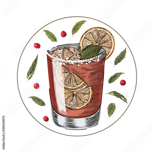 Vintage Beverage Detail