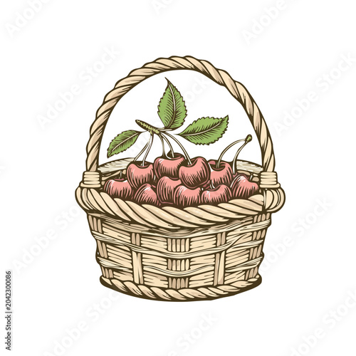 Cherry Harvest Basket
