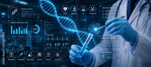 AI-Driven Genomic Analysis and Molecular Diagnostics in Modern Healthcare
